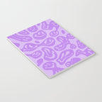 Pastel Purple Dripping Smiley Notebook Gallery Image 3