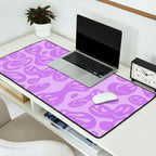 Pastel Purple Dripping Smiley Desk Mat Gallery Image 2