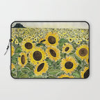 Sunflower Field Laptop Sleeve Gallery Image 1