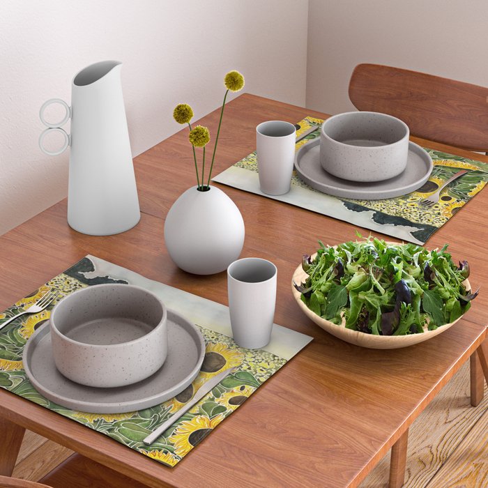 Sunflower Field Placemat Gallery Image 2