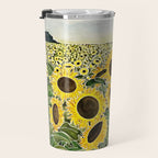 Sunflower Field Travel Mug Gallery Image 3