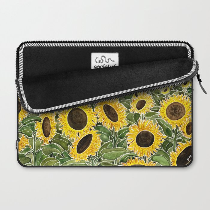 Sunflower Field Laptop Sleeve Gallery Image 2