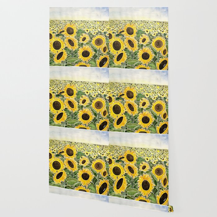 Sunflower Field Wallpaper Gallery Image 2