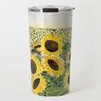 Sunflower Field Travel Mug Gallery Image 1