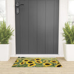 Sunflower Field Welcome Mat Gallery Image 3