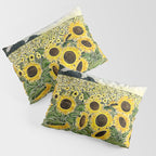 Sunflower Field Pillow Sham Gallery Image 3