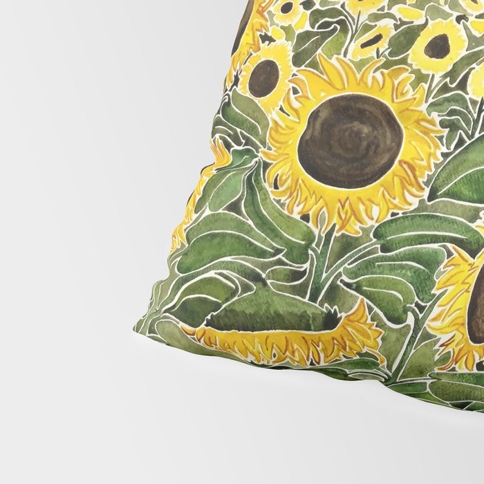 Sunflower Field Pillow Sham Gallery Image 4