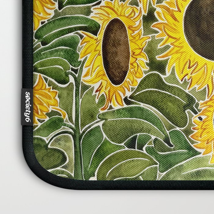 Sunflower Field Laptop Sleeve Gallery Image 3