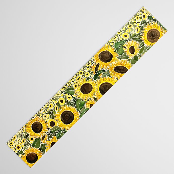 Sunflower Field Table Runner Gallery Image 3