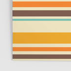 Groovy Retro 70s Stripes Geometric Pattern Poster Gallery Image 3