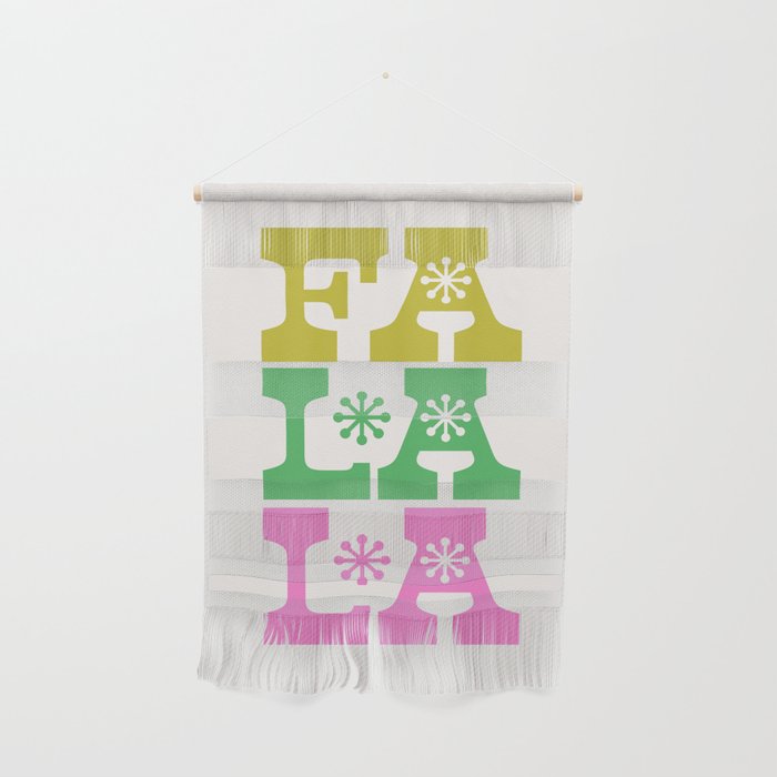 Fa La La- Pink & Green Wall Hanging Gallery Image 1