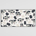 Cow Collection - White Desk Mat Gallery Image 3