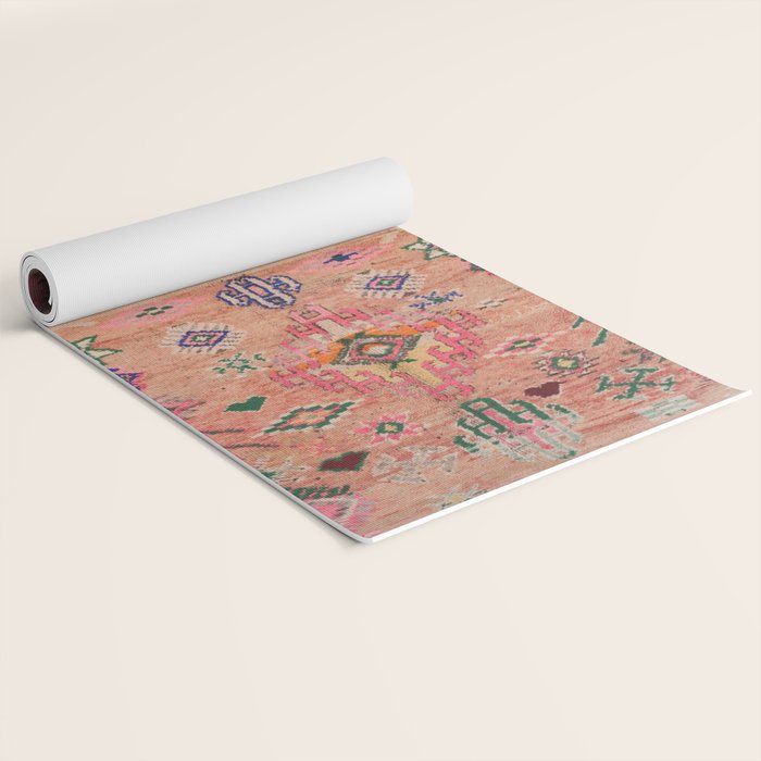Moroccan Berber Traditional Carpet Yoga Mat Gallery Image 2