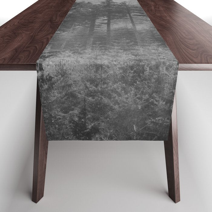 Pacific Northwest Forest Adventure - Nature Photography Table Runner Gallery Image 1