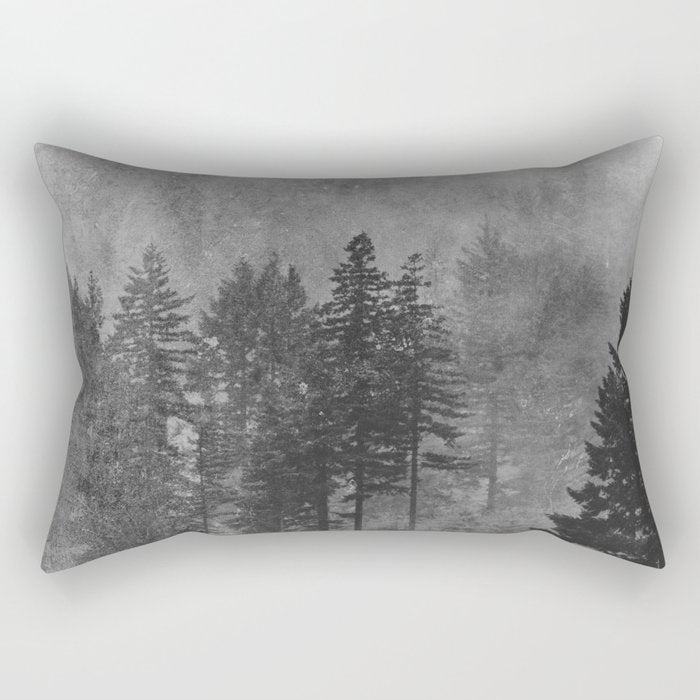Pacific Northwest Forest Adventure - Nature Photography Rectangular Pillow Gallery Image 2