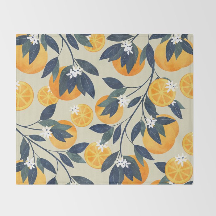 Fruit Market inspiration Valencia Throw Blanket Gallery Image 2