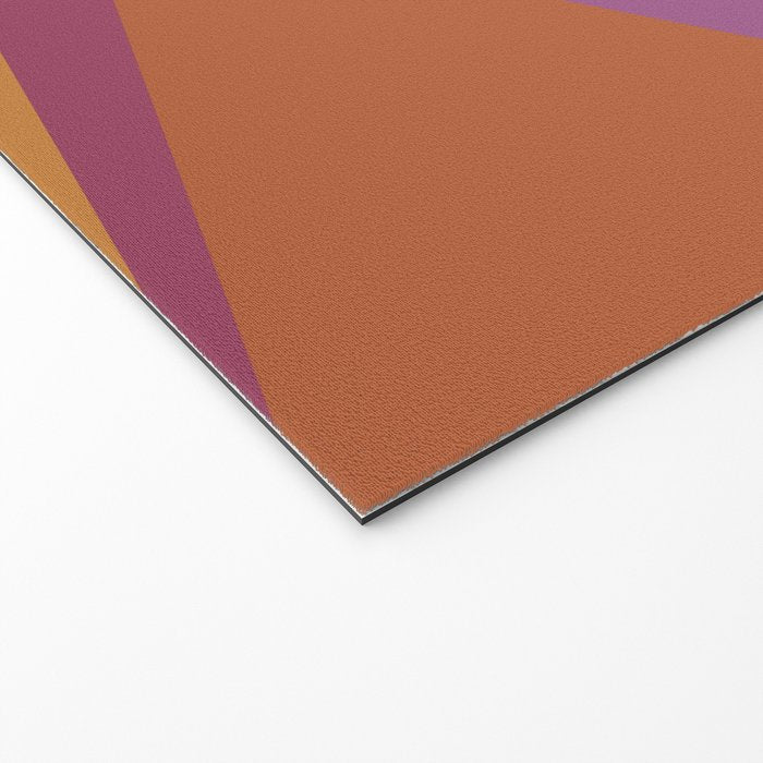 Geometric Triangles X Retro Rainbow Welcome Mat Gallery Image 2