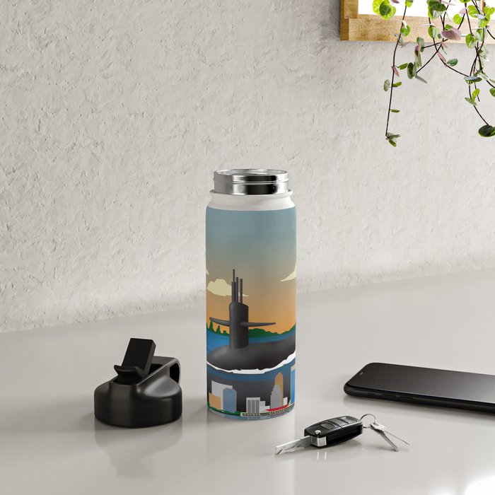 Kings Bay, GA - Submarine Homeport Water Bottle Gallery Image 4