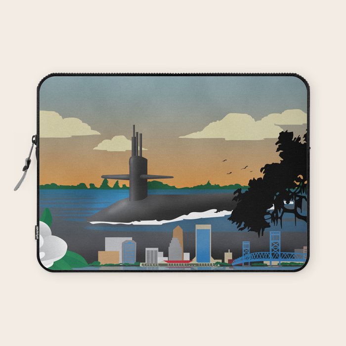 Kings Bay, GA - Submarine Homeport Laptop Sleeve Gallery Image 1