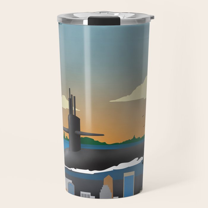 Kings Bay, GA - Submarine Homeport Travel Mug Gallery Image 1