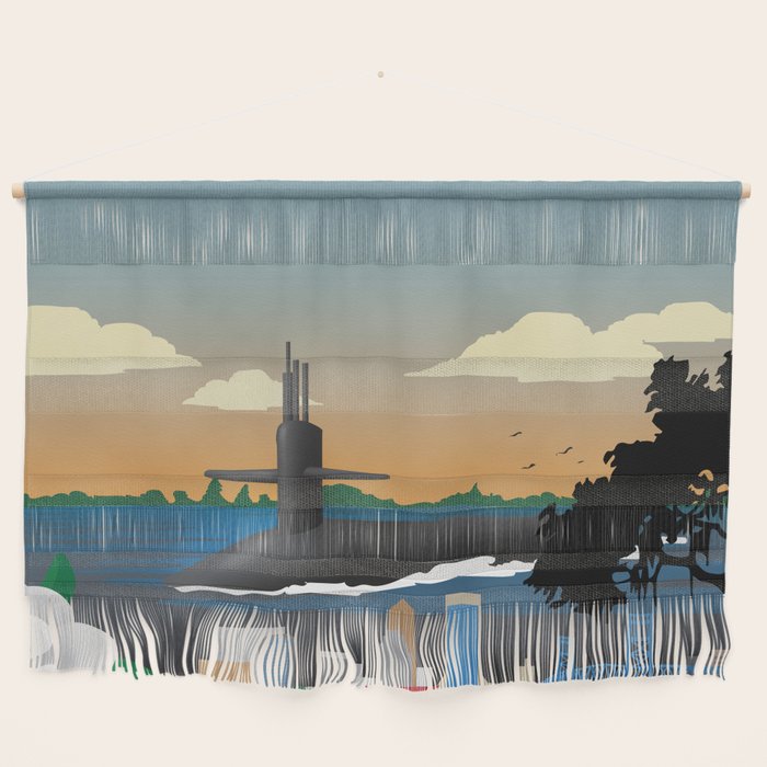 Kings Bay, GA - Submarine Homeport Wall Hanging Gallery Image 1
