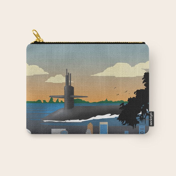 Kings Bay, GA - Submarine Homeport Carry All Pouch Gallery Image 1