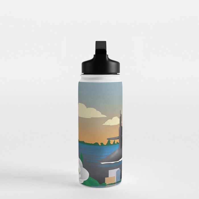 Kings Bay, GA - Submarine Homeport Water Bottle Gallery Image 3