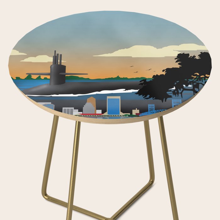 Kings Bay, GA - Submarine Homeport Side Table Gallery Image 2