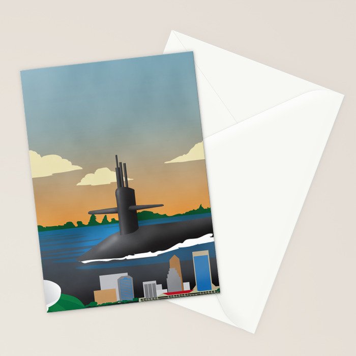 Kings Bay, GA - Submarine Homeport Stationery Card Gallery Image 2