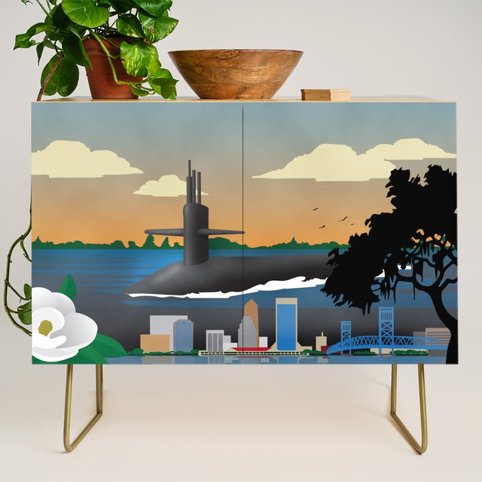 Kings Bay, GA - Submarine Homeport Credenza Gallery Image 1