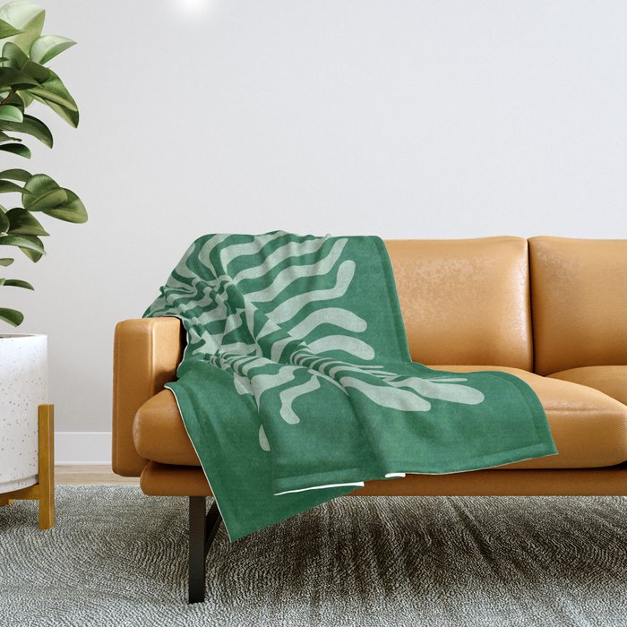 Fun Sage: Matisse Edition Throw Blanket Gallery Image 1