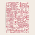 cafe buildings pink Poster Gallery Image 4