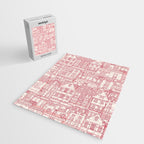 cafe buildings pink Jigsaw Puzzle Gallery Image 2