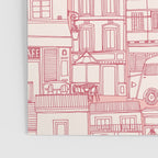 cafe buildings pink Poster Gallery Image 3