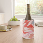 Liquid pinky abstract retro pattern  Wine Chiller Gallery Image 4