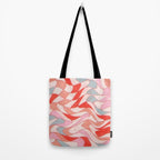Liquid pinky abstract retro pattern  Tote Bag Gallery Image 2
