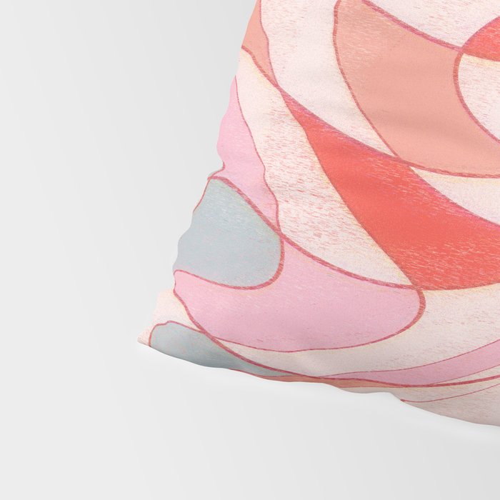 Liquid pinky abstract retro pattern  Pillow Sham Gallery Image 4