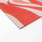 Liquid pinky abstract retro pattern  Welcome Mat Gallery Image 2