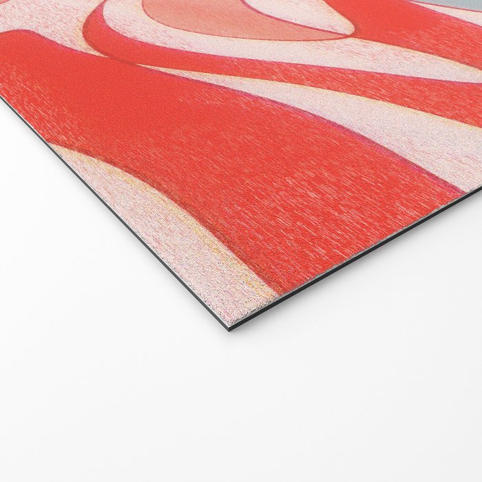Liquid pinky abstract retro pattern  Welcome Mat Gallery Image 2