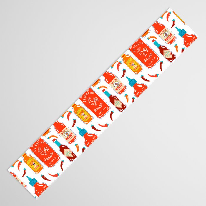 Hot Sauce and Chili Peppers Table Runner Gallery Image 3