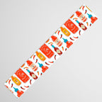 Hot Sauce and Chili Peppers Table Runner Gallery Image 3