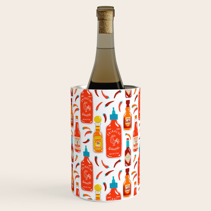 Hot Sauce and Chili Peppers Wine Chiller Gallery Image 3