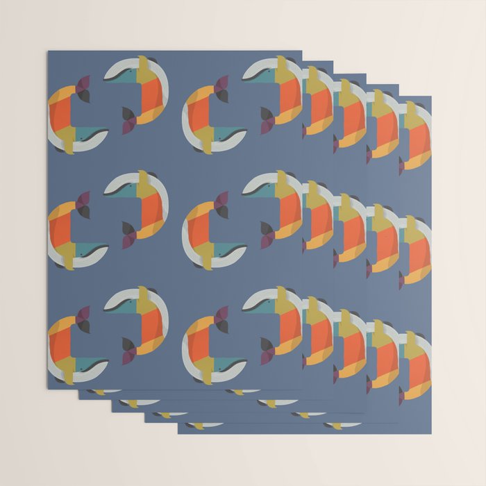 Blue Whale Wrapping Paper Gallery Image 3