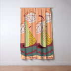 Pears abstract still life Window Curtain Gallery Image 3