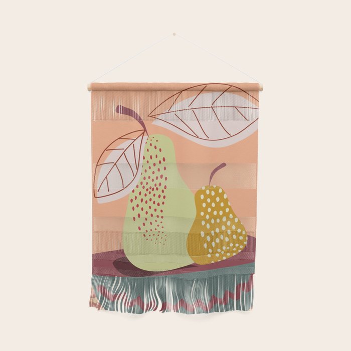 Pears abstract still life Wall Hanging Gallery Image 1