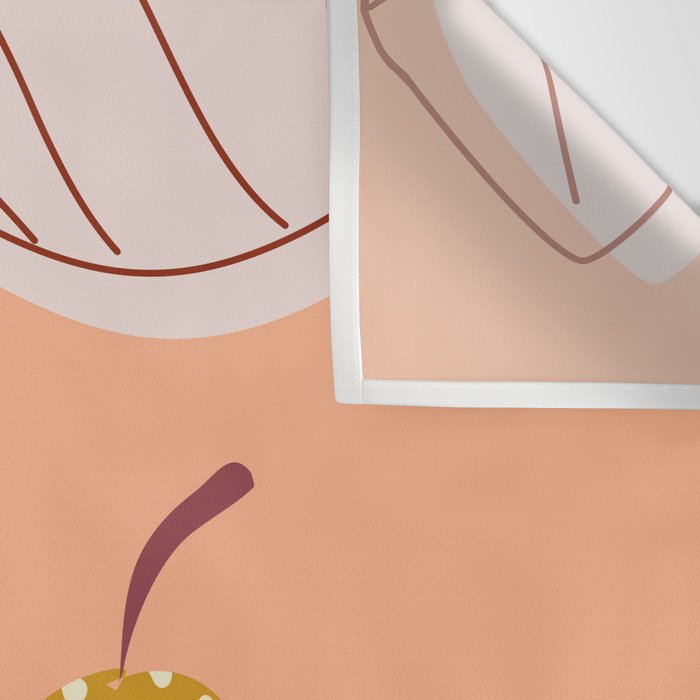 Pears abstract still life Wall Tapestry Gallery Image 3