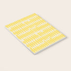 Bold Yellow Geometric Shapes Pattern Notebook Gallery Image 3