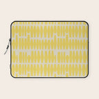 Bold Yellow Geometric Shapes Pattern Laptop Sleeve Gallery Image 1