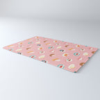 Vintage sweet dessert tea food art pattern Rug Gallery Image 3