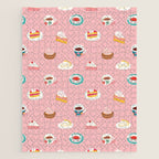 Vintage sweet dessert tea food art pattern Jigsaw Puzzle Gallery Image 1